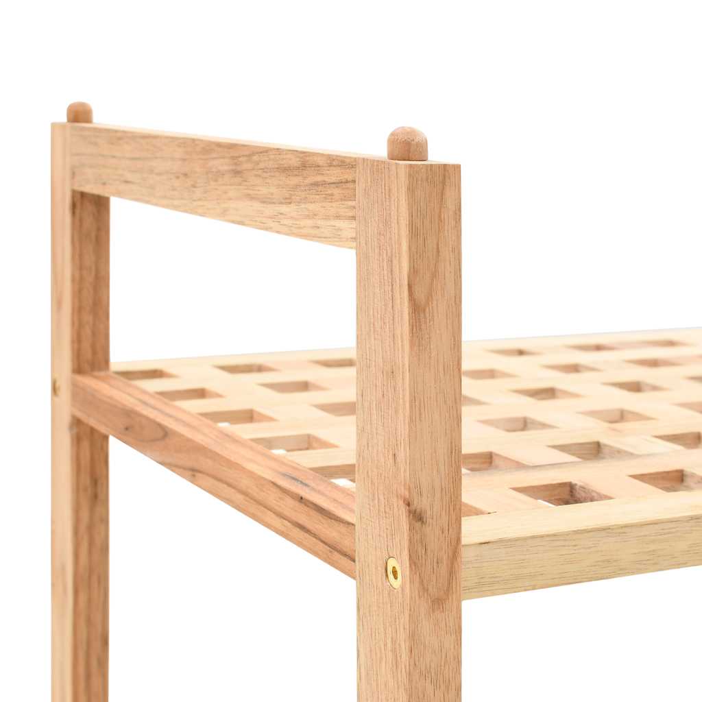 Shoe Rack | Brown | Solid walnut wood | Medium | Shoe Rack | Rectangular