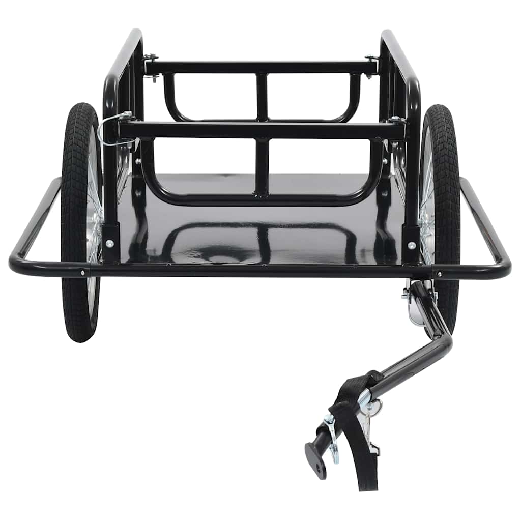 Bike Trailer 130x73x48,5 cm Steel Black