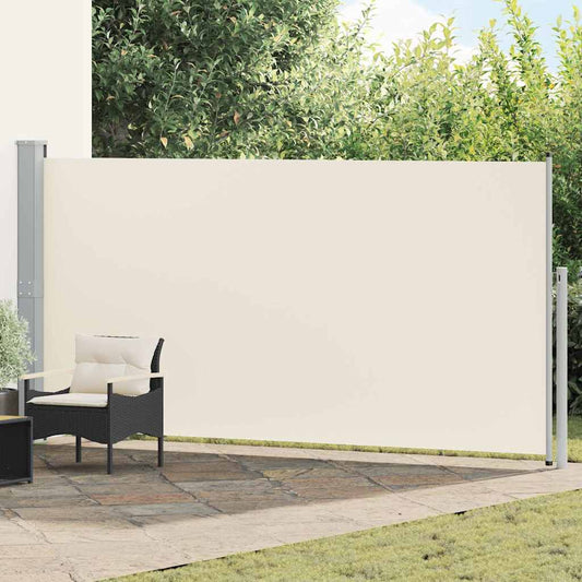Retractable Side Awning 160 x 500 cm Cream