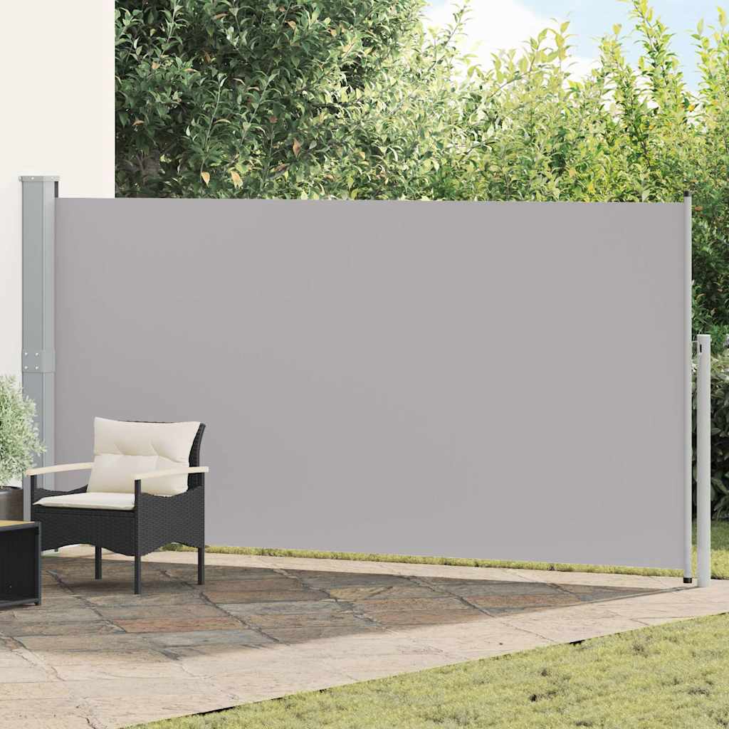 Side Awning | Grey | Steel frame, 100% polyester fabric with PU coating