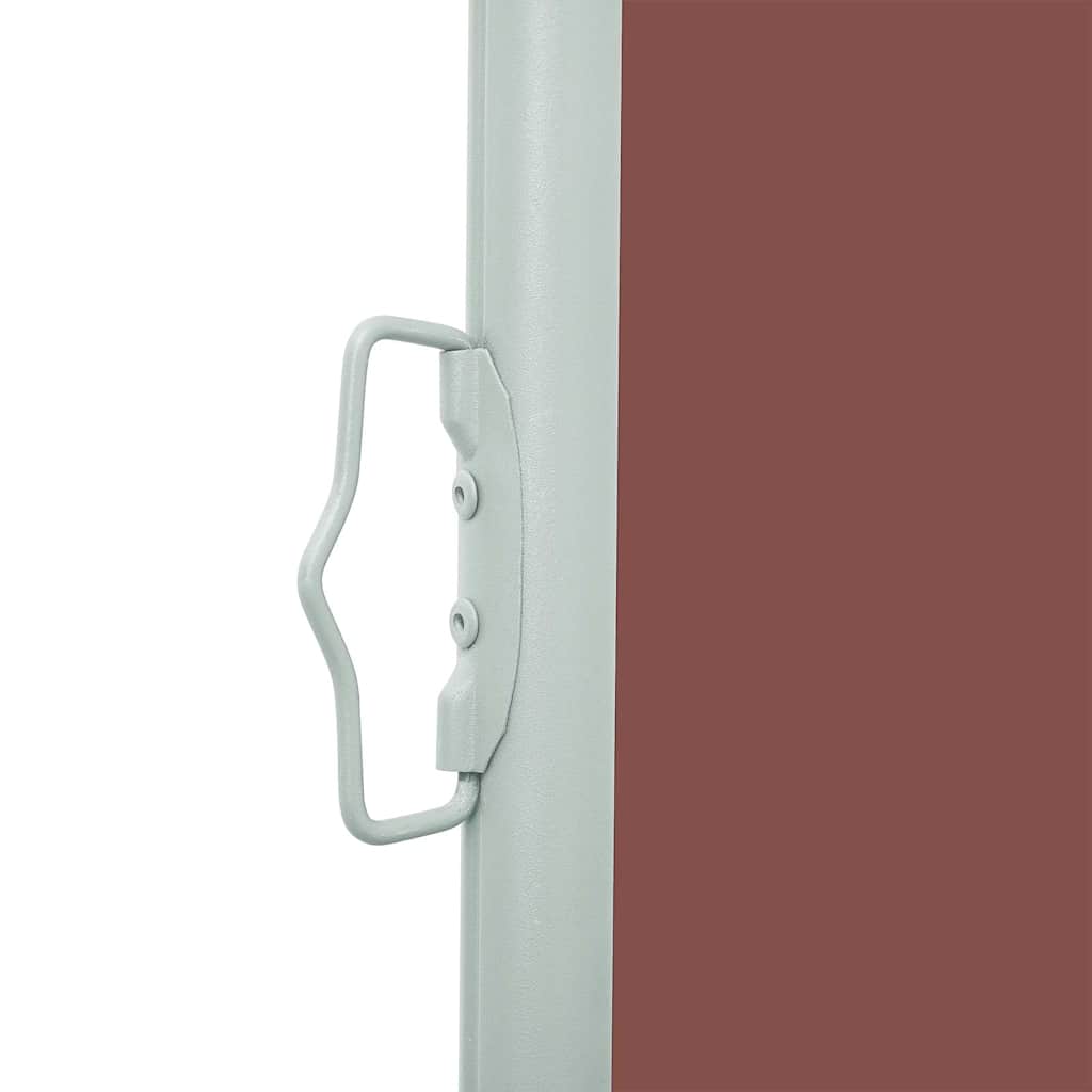 45465 vidaXL Retractable Side Awning 160 x 500 cm Brown