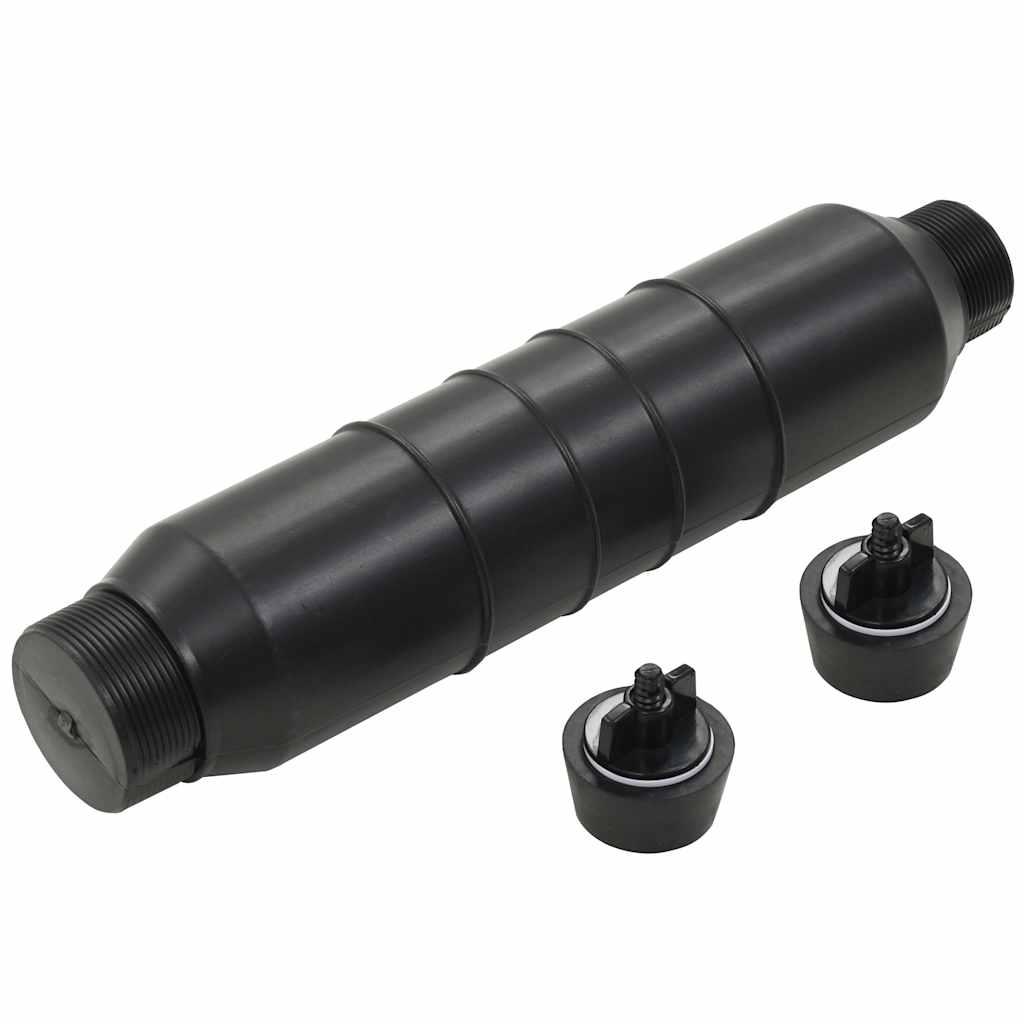 91747 vidaXL Pool Winter Gizzmo Bottle with 2 Winter Plugs HDPE