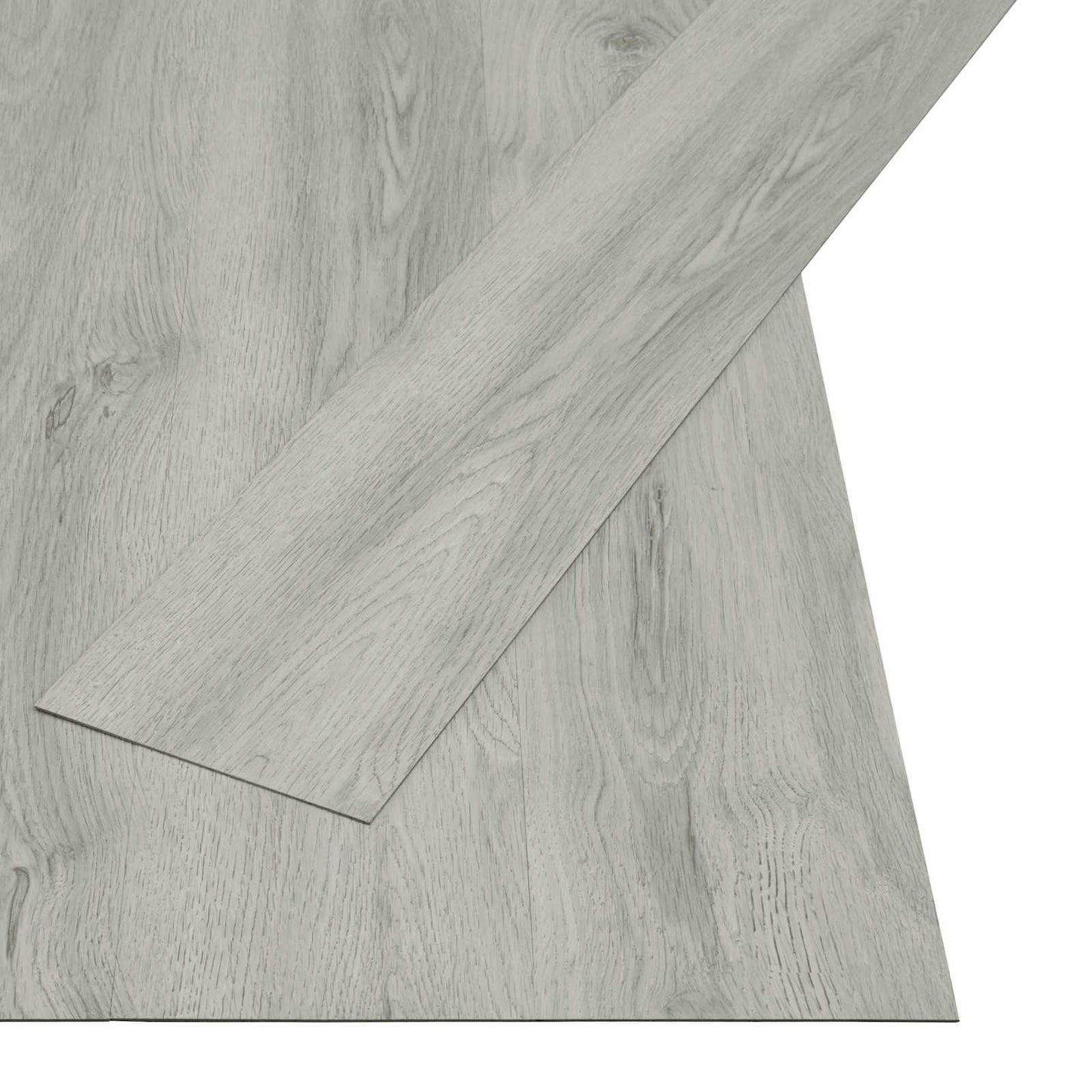 Self-adhesive Flooring Plank 32 pcs Light Grey 4.46 m² PVC