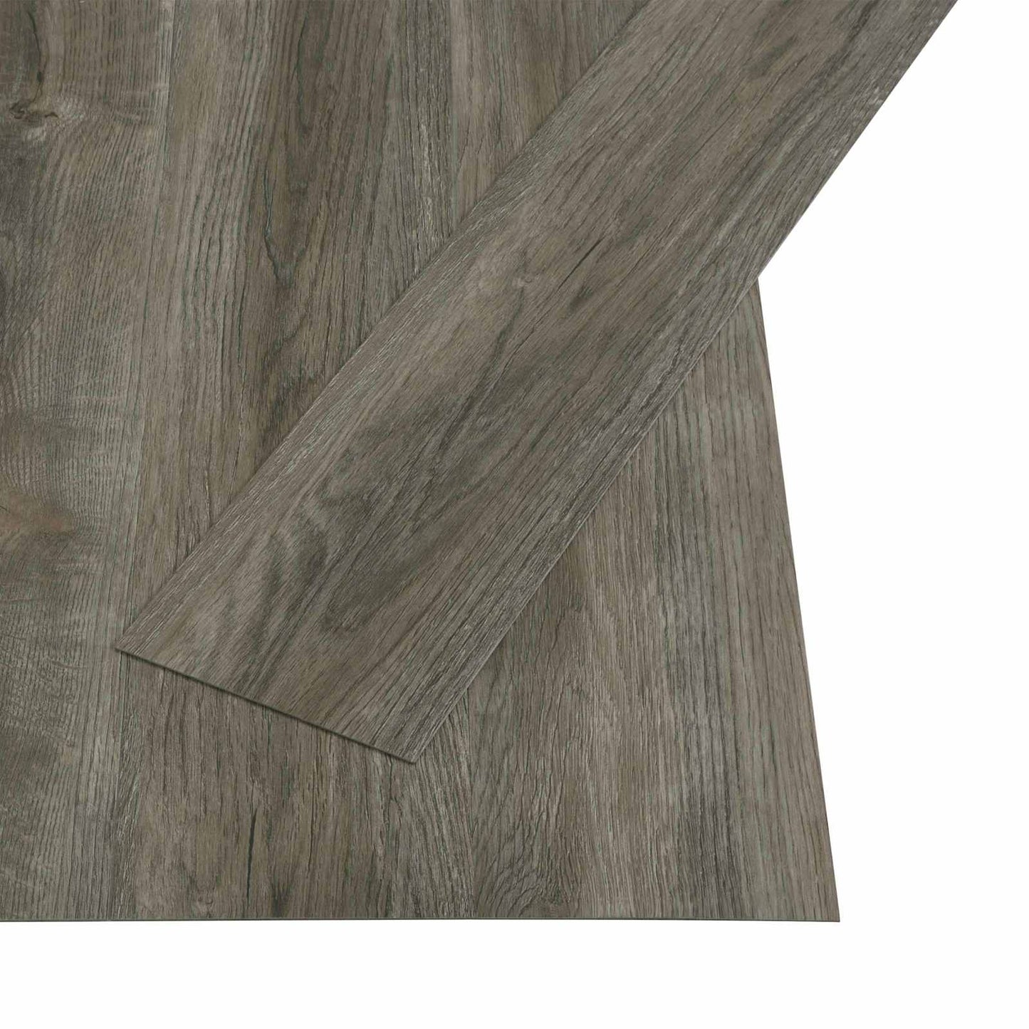 Self-adhesive Flooring Plank 32 pcs Grey and Brown 4.46 m² PVC