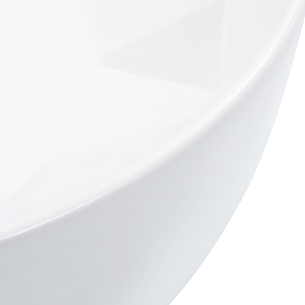 vidaXL Wash Basin 36x14 cm Ceramic White