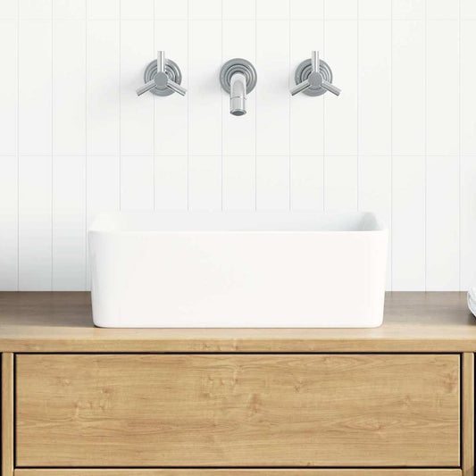 143919 vidaXL Wash Basin 40x30x13 cm Ceramic White