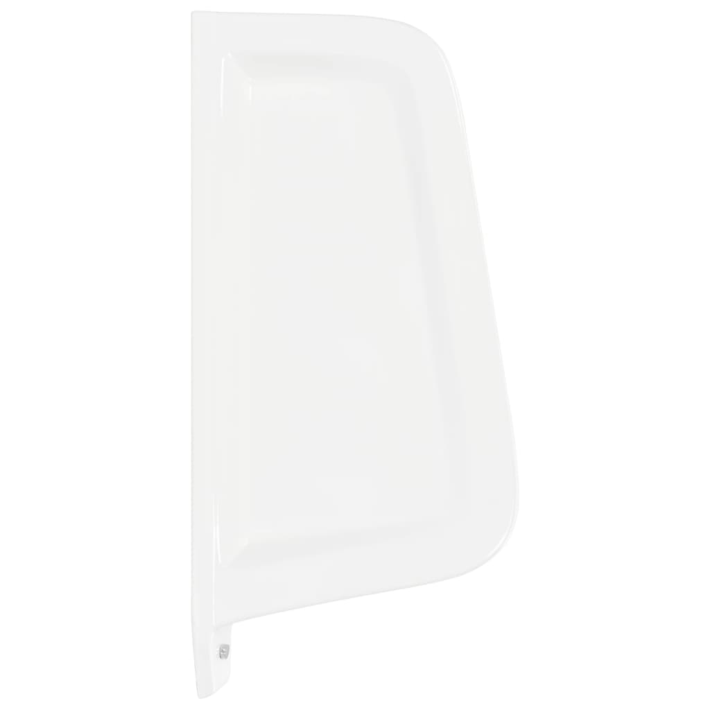 vidaXL Wall-mounted Urinal Privacy Screen Ceramic White