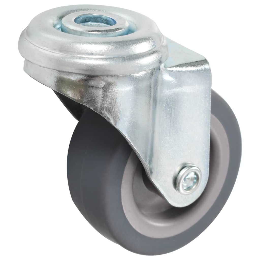 Bolt Hole Swivel Casters 4 pcs 50 mm