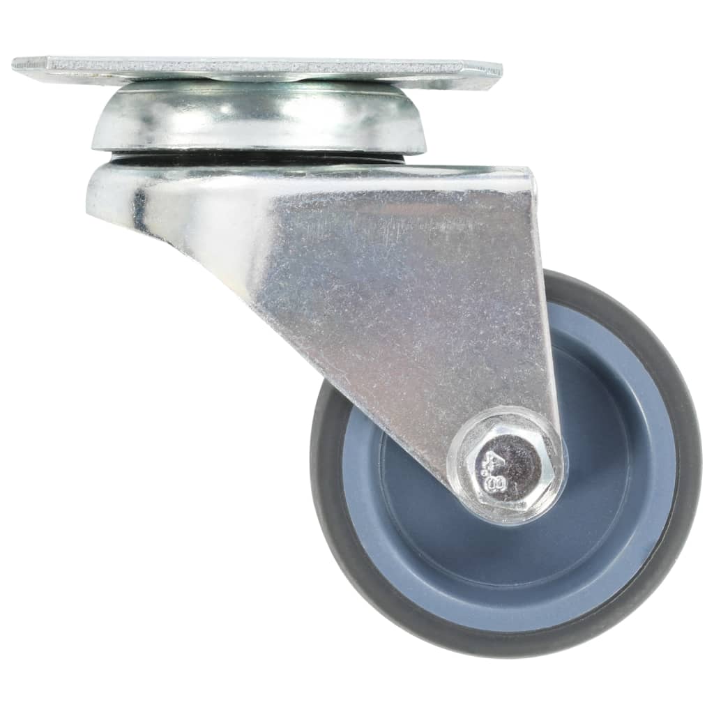 vidaXL Twin-wheel Swivel Casters 4 pcs 50 mm