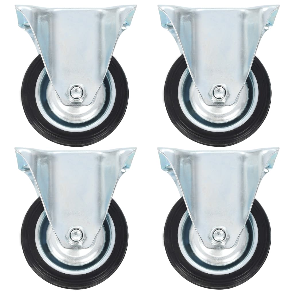 Fixed Casters 4 pcs 75 mm