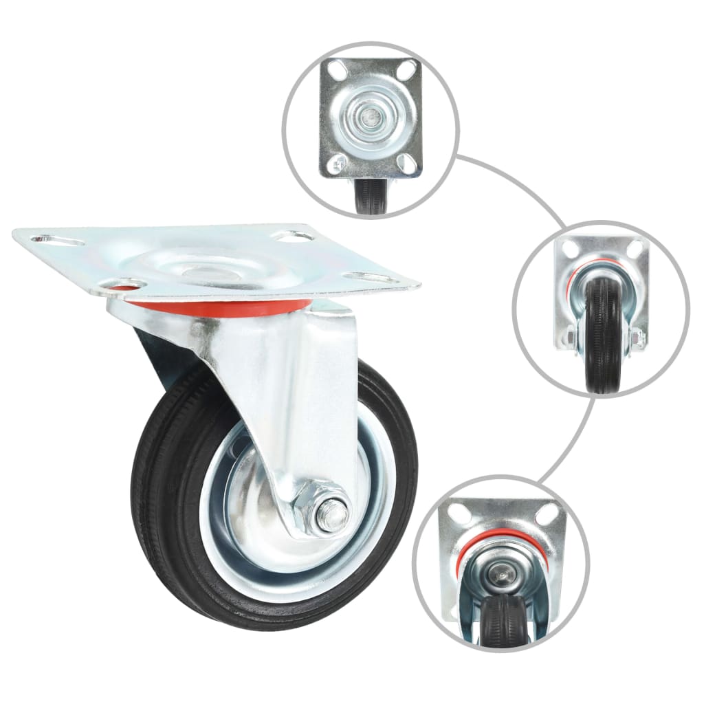 Swivel Casters 4 pcs 75 mm