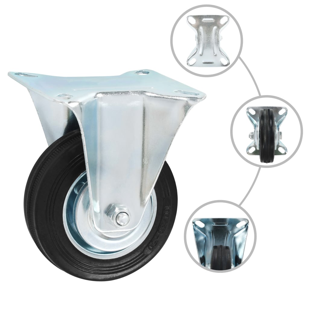 Fixed Casters 4 pcs 100 mm