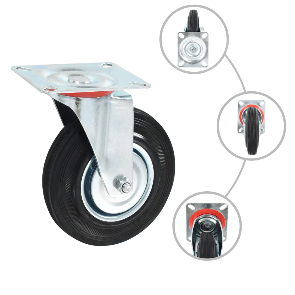 Swivel Casters 4 pcs 125 mm
