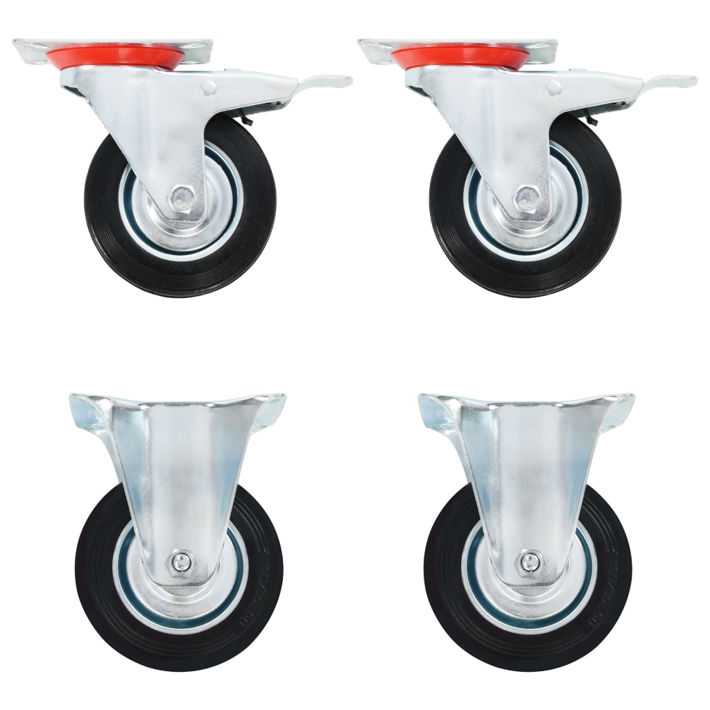 Casters 4 pcs 100 mm