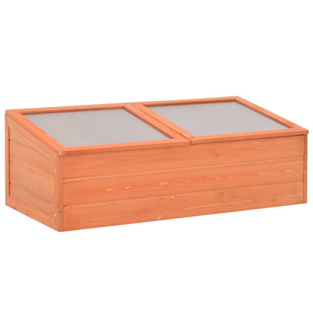 vidaXL Greenhouse Wood 100x50x34 cm