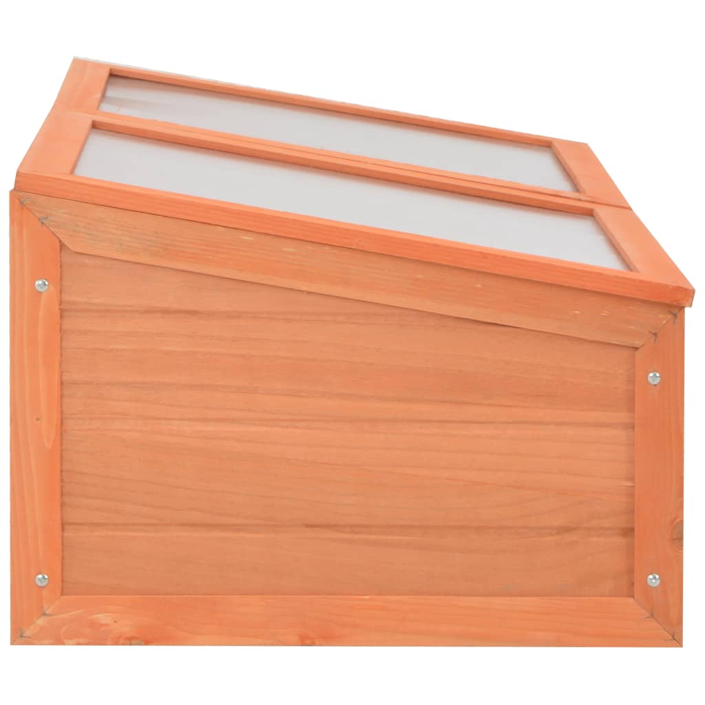 vidaXL Greenhouse Wood 100x50x34 cm