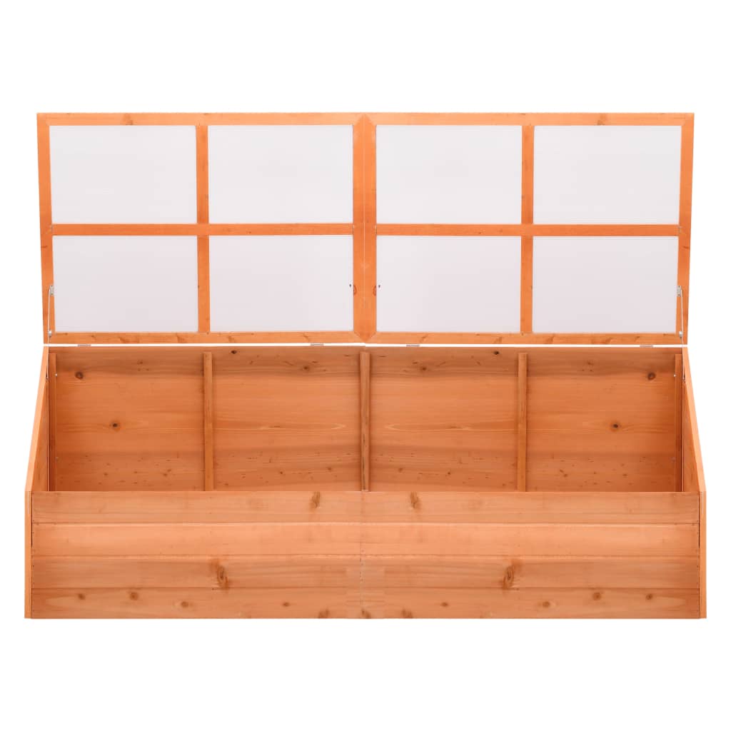 vidaXL Greenhouse Wood 180x57x62 cm