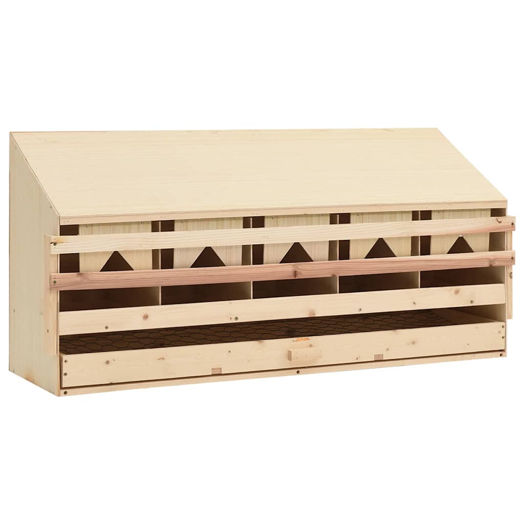 Chicken Laying Nest | Brown and natural wood colour