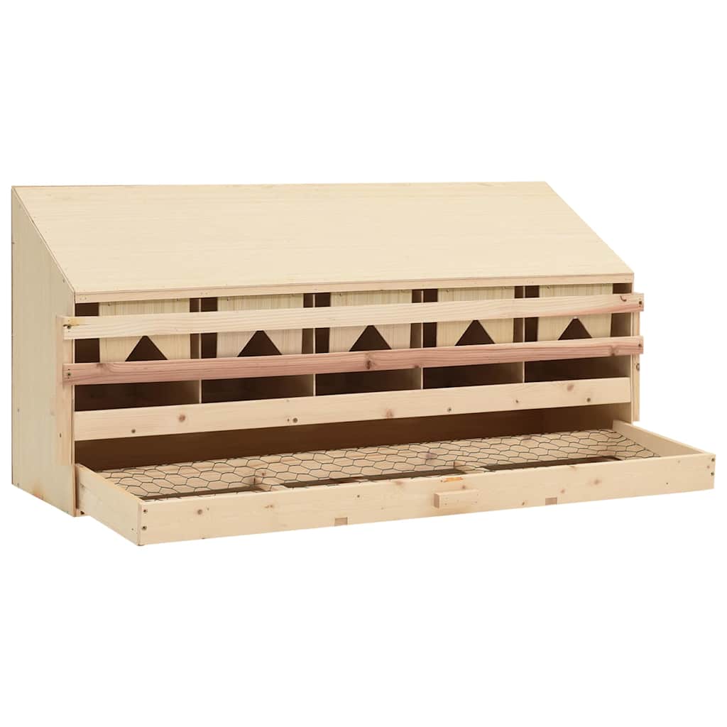 Chicken Laying Nest | Brown and natural wood colour
