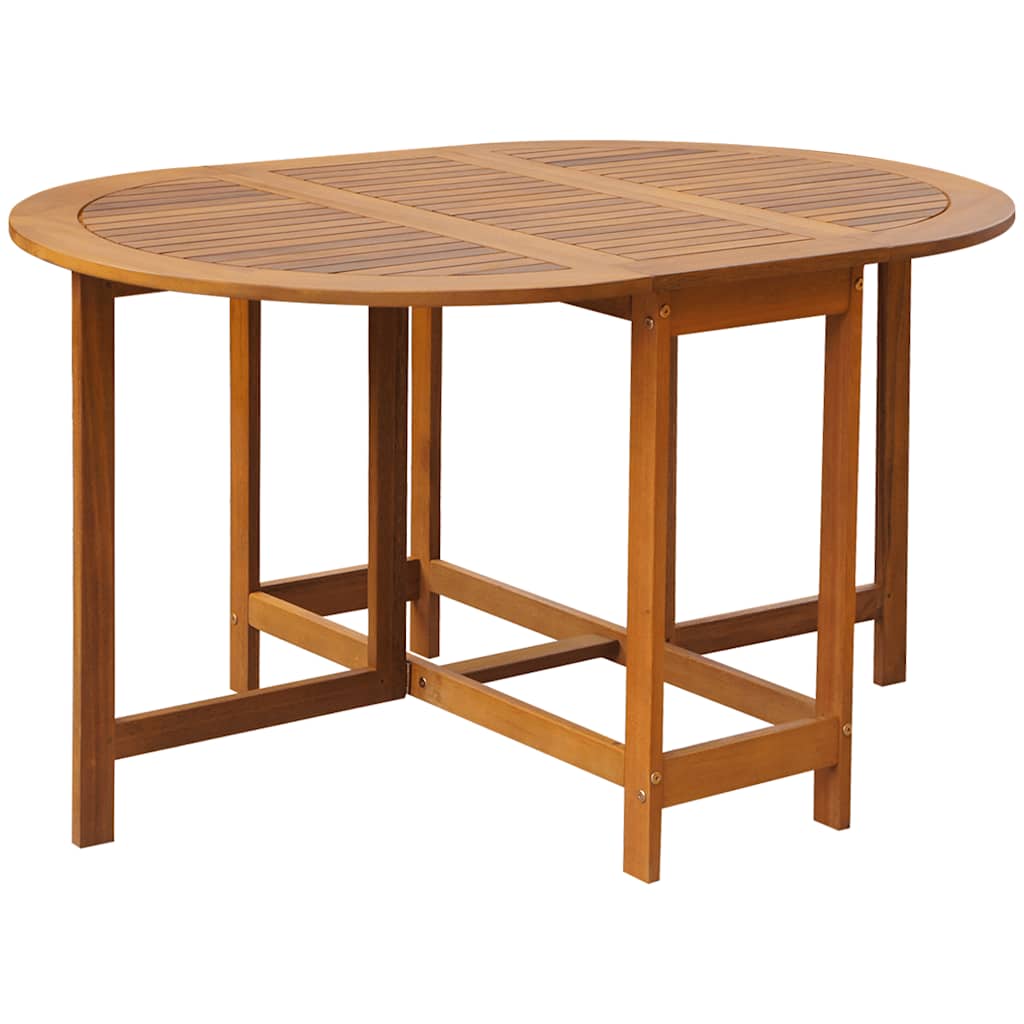 45594 vidaXL 5 Piece Folding Outdoor Dining Set Solid Acacia Wood