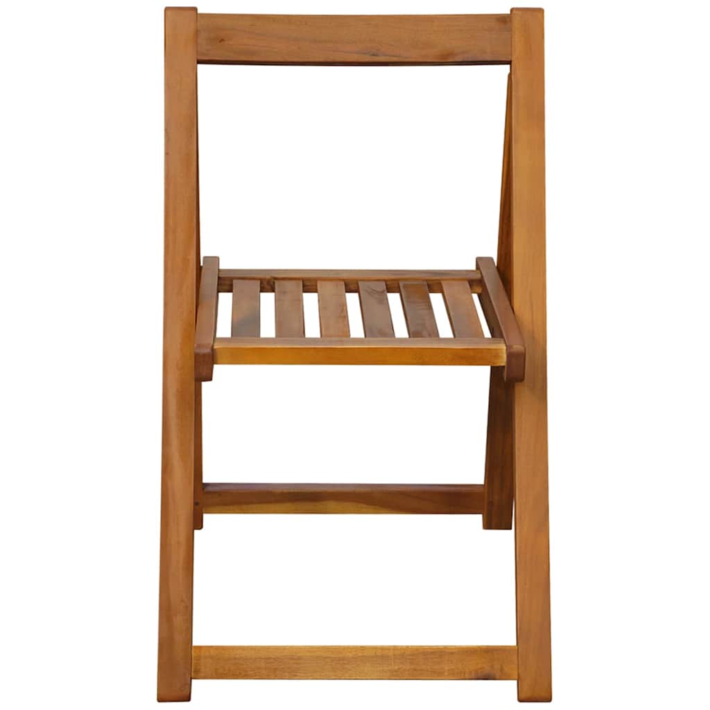 45594 vidaXL 5 Piece Folding Outdoor Dining Set Solid Acacia Wood