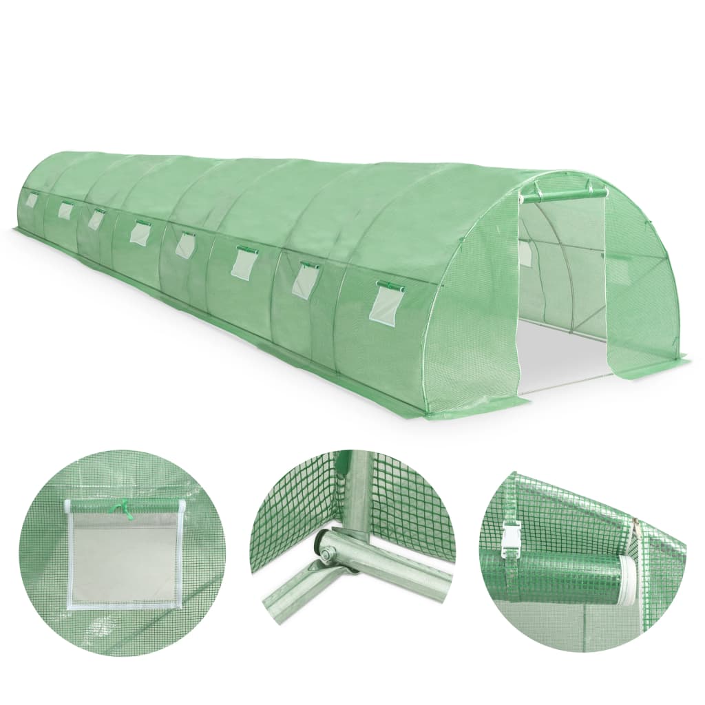 vidaXL Greenhouse 36m² 1200x300x200 cm