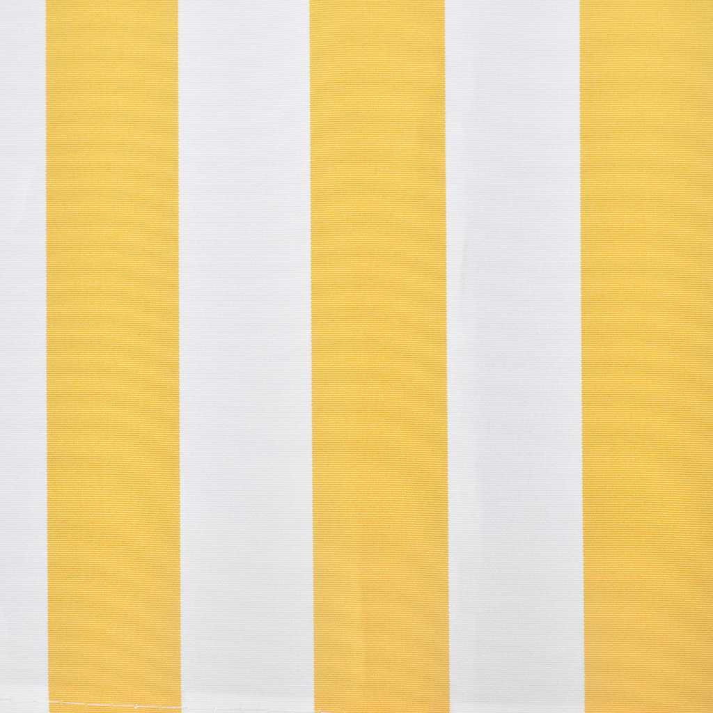 Folding Awning Manual Operated 300 cm Yellow/White