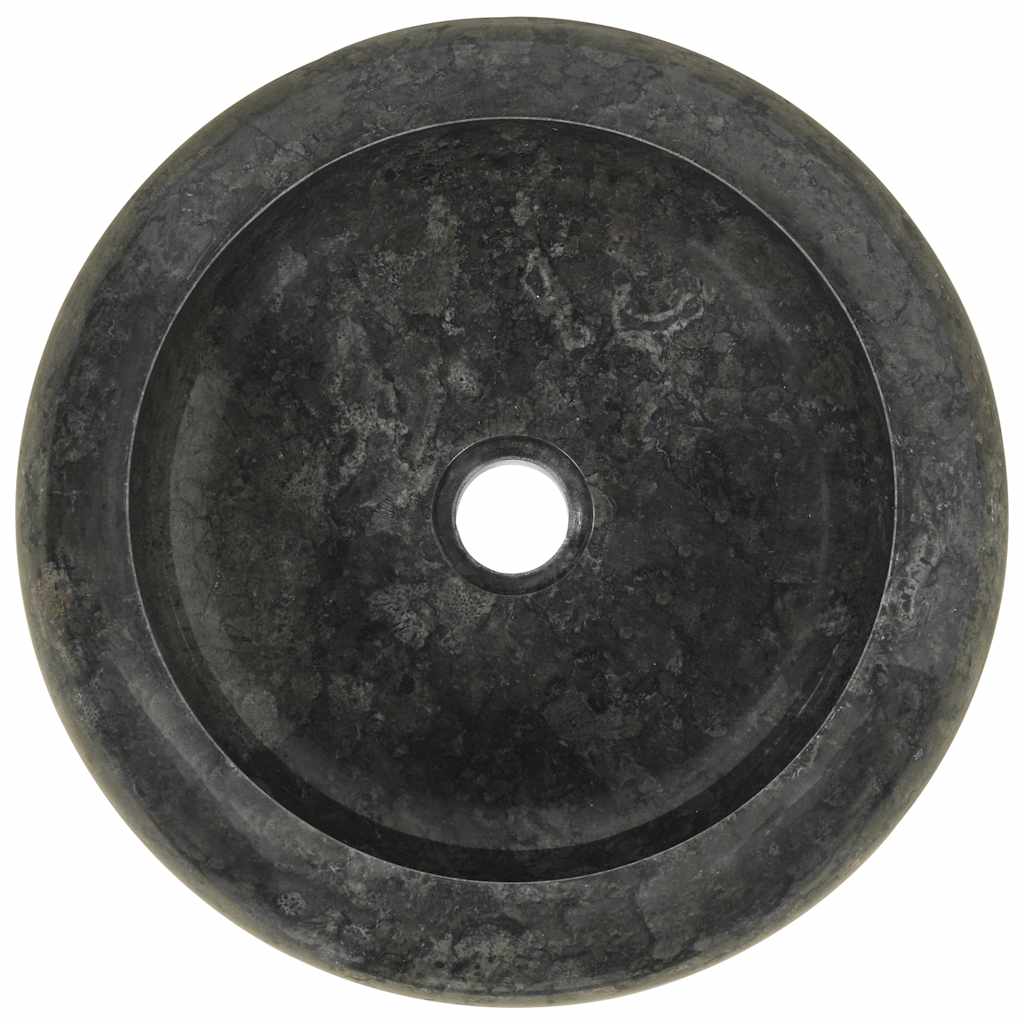 142766 vidaXL Sink 40x12 cm Marble Black
