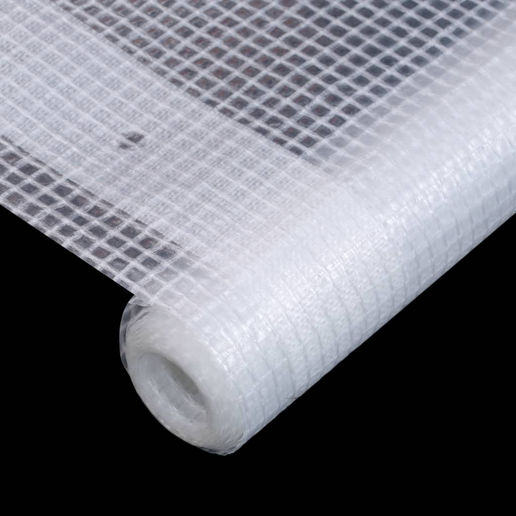 45567 vidaXL Leno Tarpaulin 260 g/m² 4x20 m White