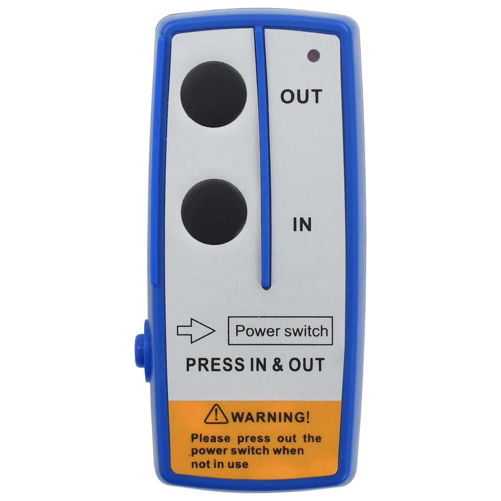 vidaXL Electric Winch 12 V 4500 lbs 2040 kg with Remote Control