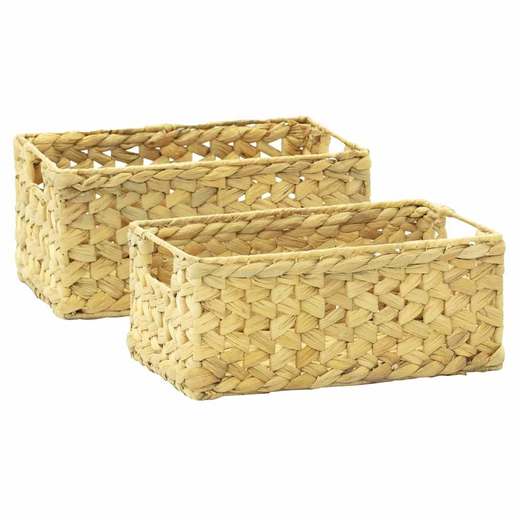 247344 vidaXL 4 Piece Bathroom Set Water Hyacinth