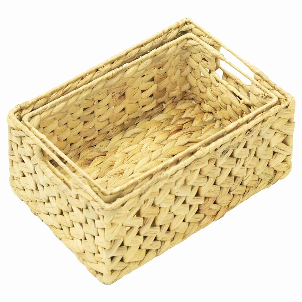 247344 vidaXL 4 Piece Bathroom Set Water Hyacinth
