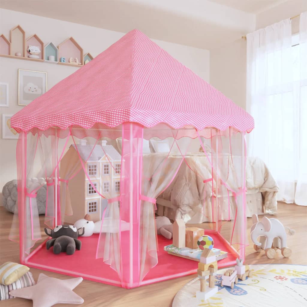 vidaXL Princess Play Tent Pink