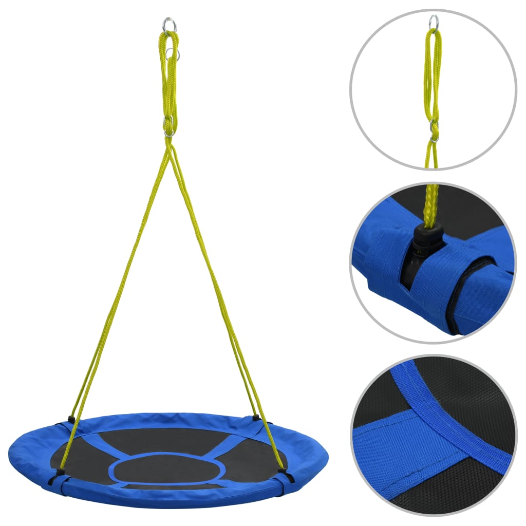 vidaXL Swing 110 cm 100 kg Blue