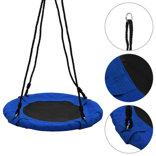 91809 vidaXL Swing 60 cm 100 kg Blue