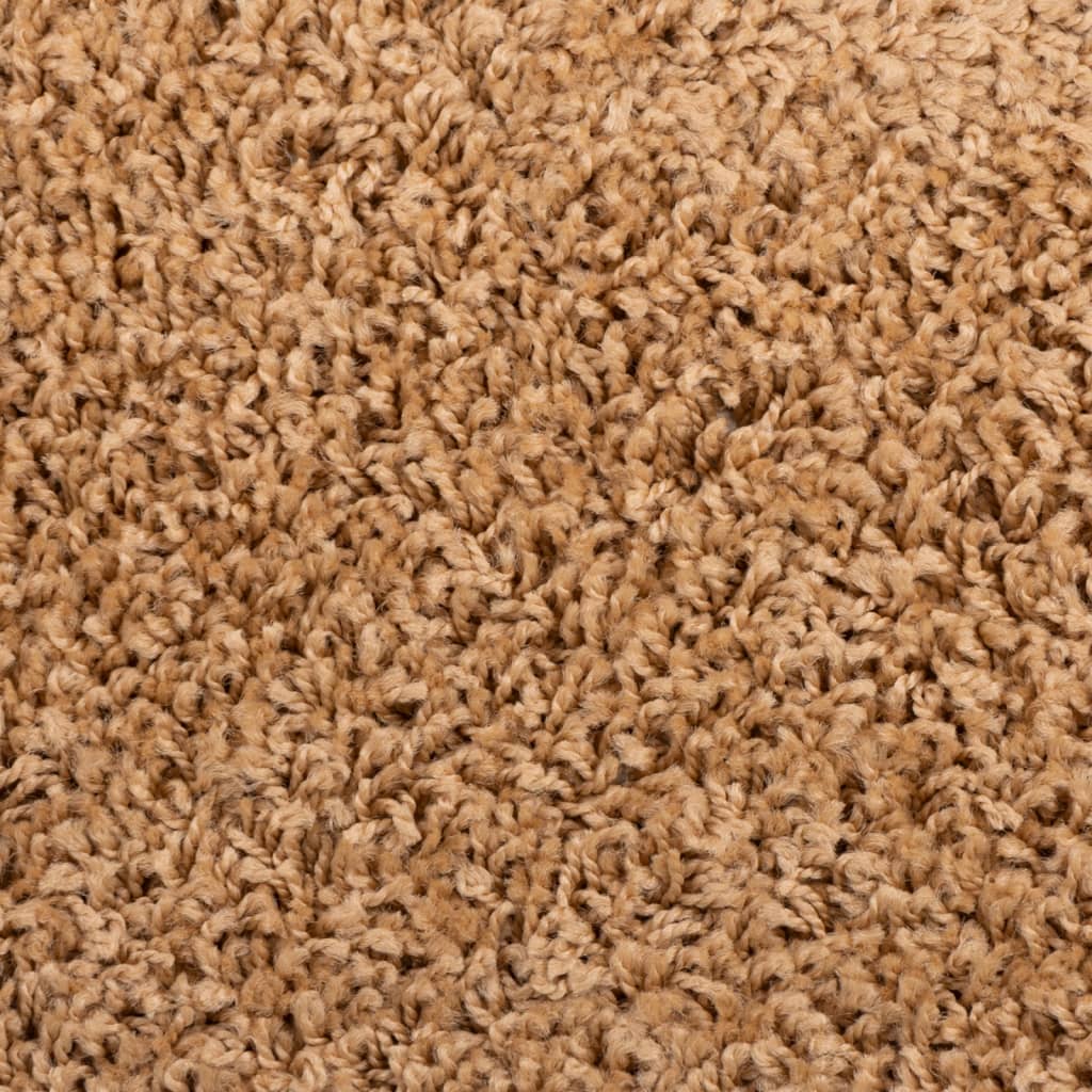 Stair Mats 15 pcs 65x21x4 cm Beige Half Round Large