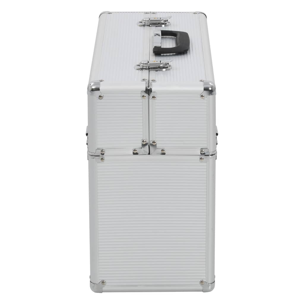 vidaXL Tool Case 47x36x20 cm Silver Aluminium