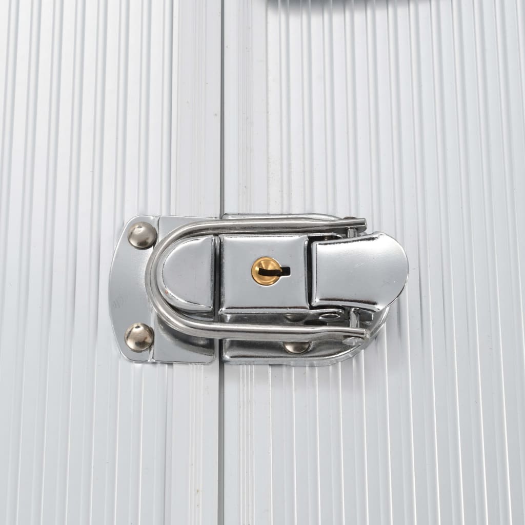 vidaXL Tool Case 47x36x20 cm Silver Aluminium