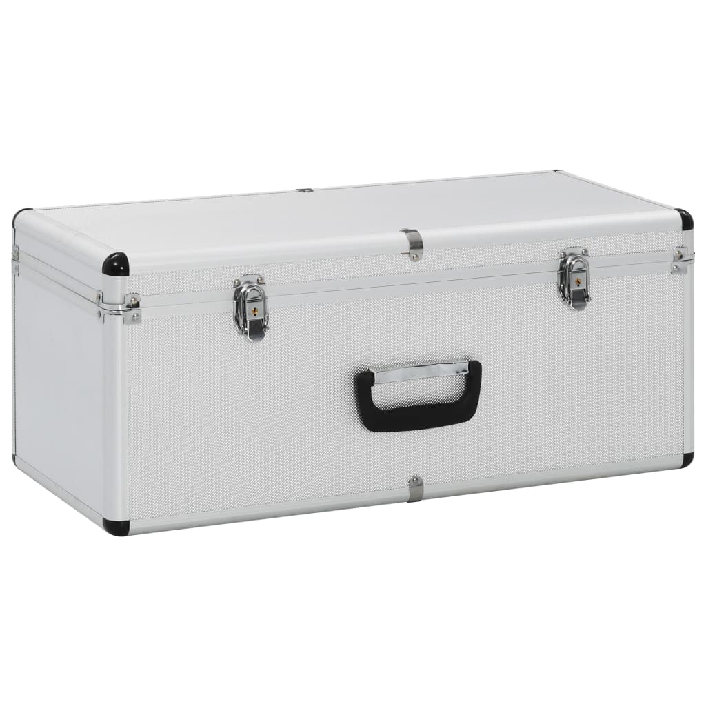 vidaXL Storage Cases 3 pcs Silver Aluminium