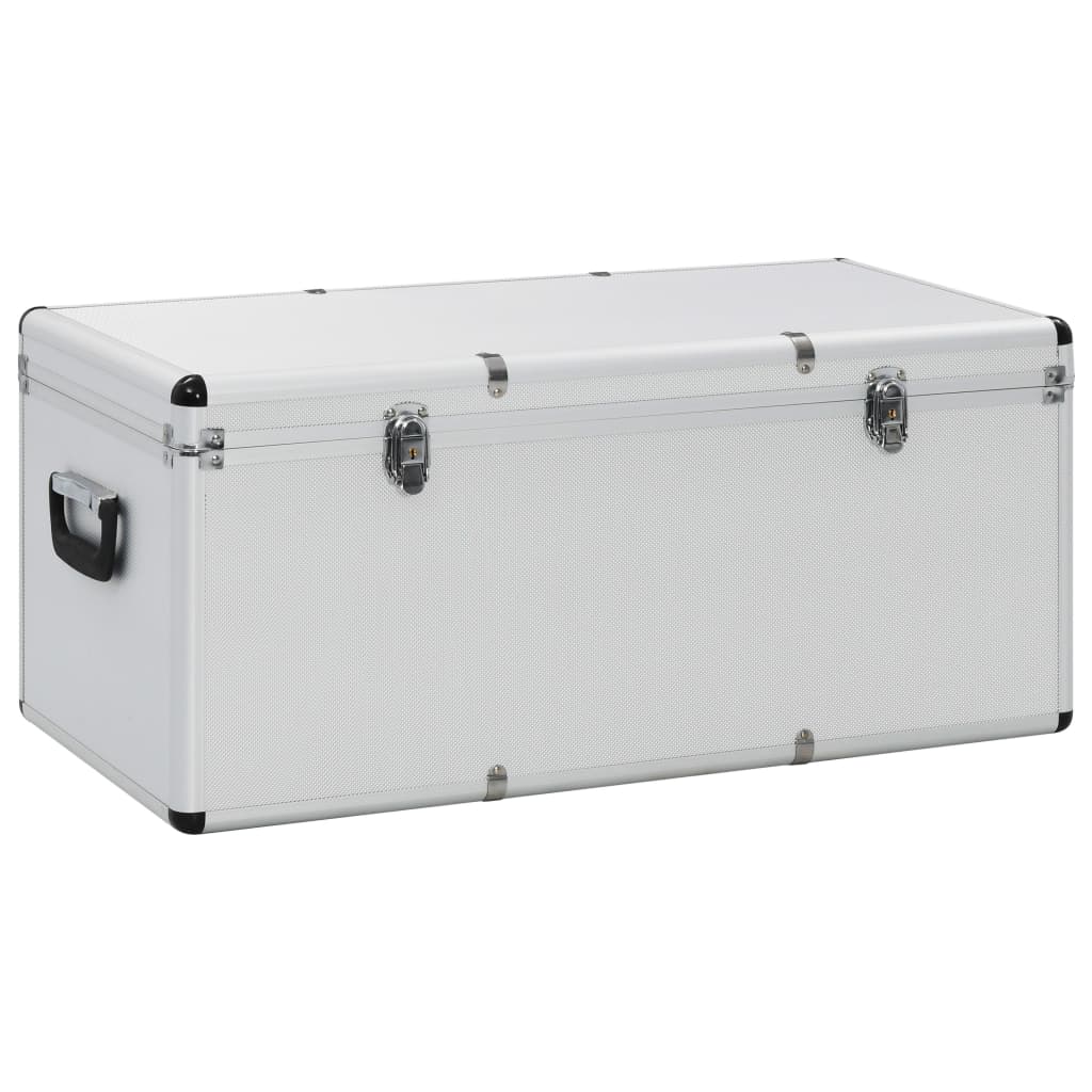 vidaXL Storage Cases 3 pcs Silver Aluminium