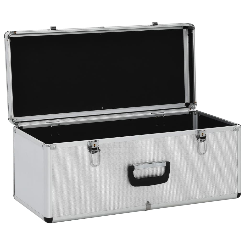 vidaXL Storage Cases 3 pcs Silver Aluminium