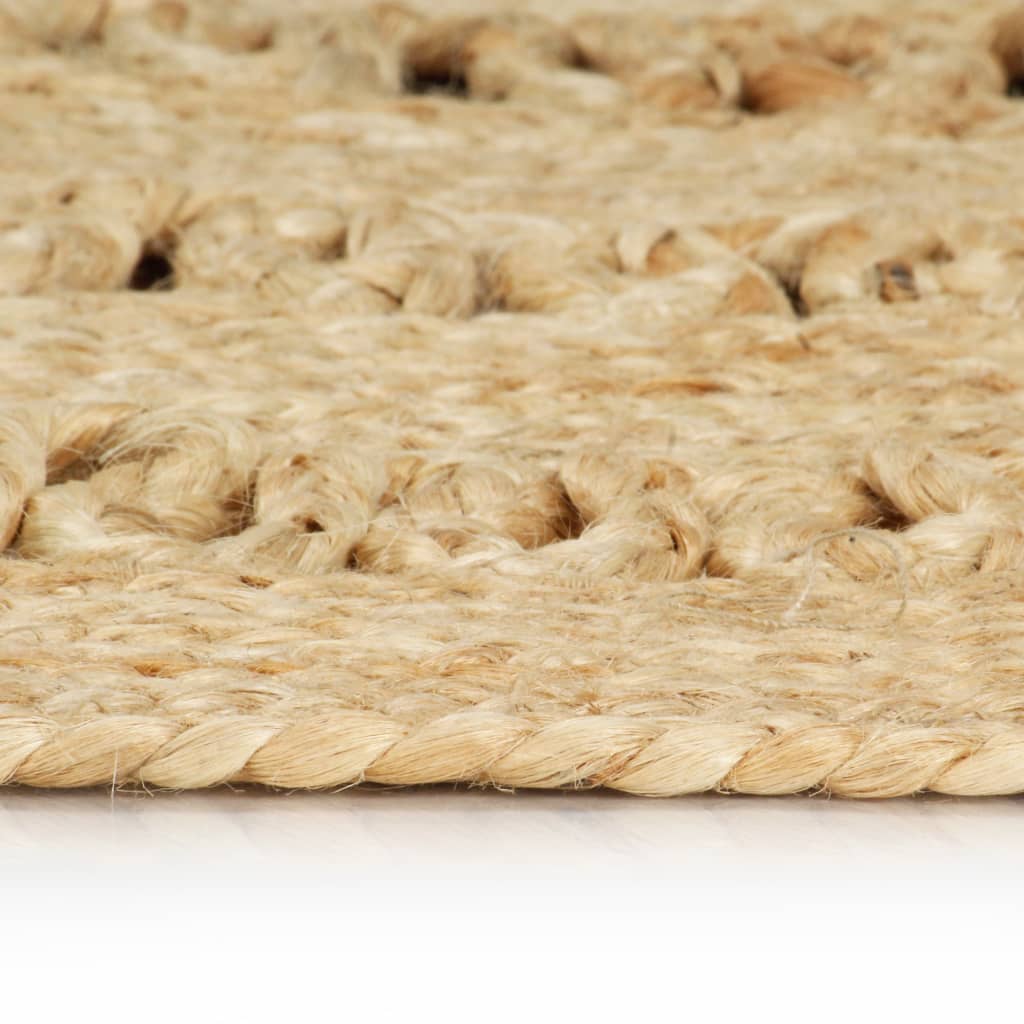 vidaXL Handmade Rug Braided Jute 150 cm