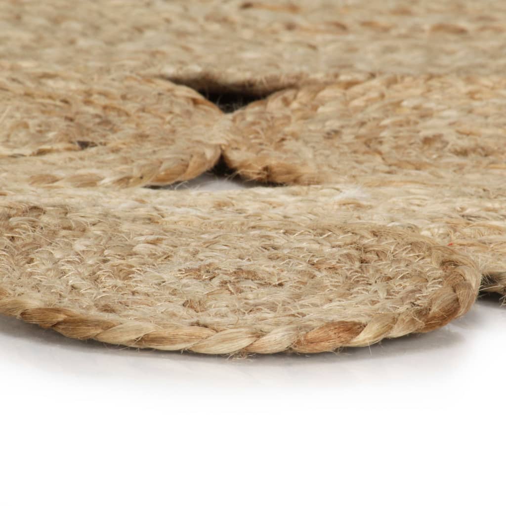 vidaXL Handmade Rug Braided Jute 150 cm