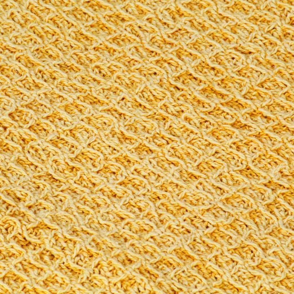 Throw Cotton 220x250 cm Mustard Yellow