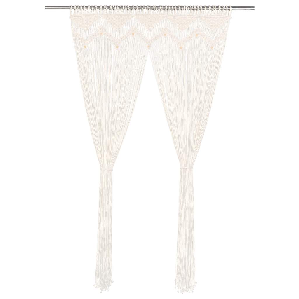 Macrame Curtain 140x240 cm Cotton