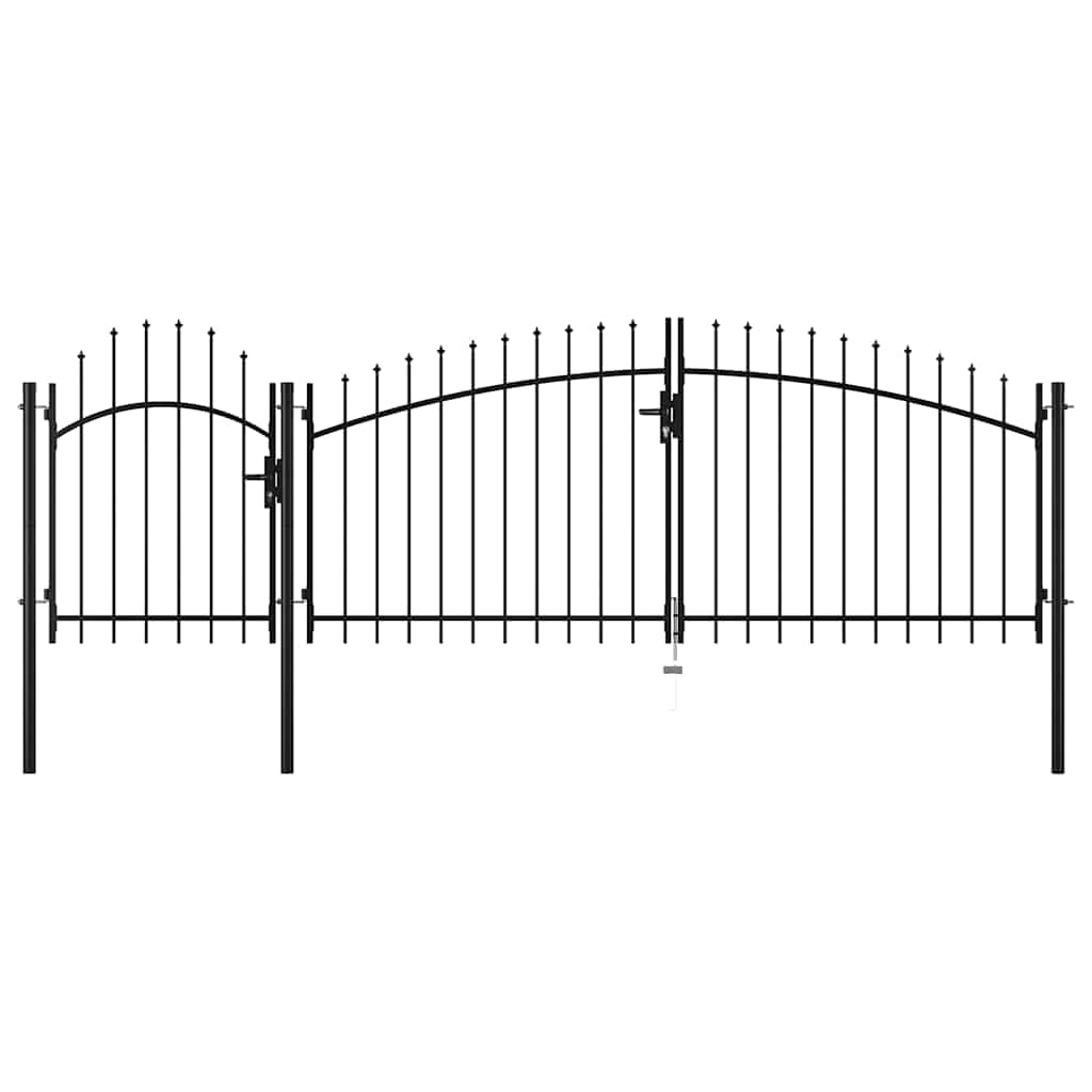 Garden Gate Woerden Steel 1.5X4 m Black