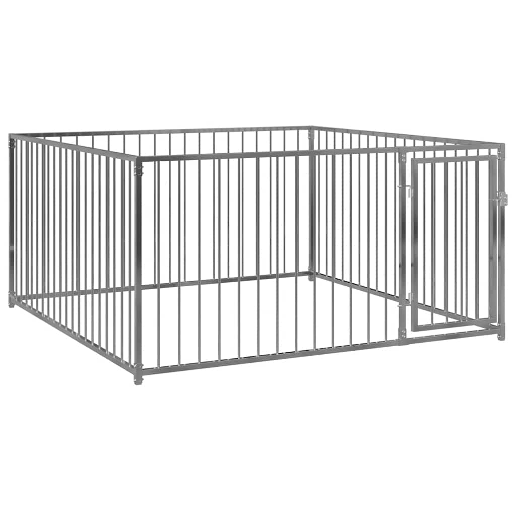 144489 vidaXL Outdoor Dog Kennel 200x200x100 cm