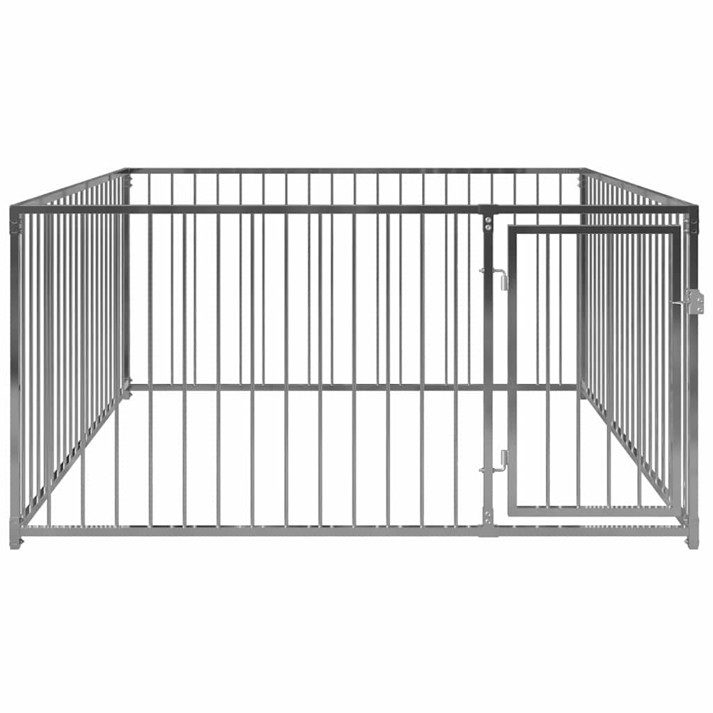 144489 vidaXL Outdoor Dog Kennel 200x200x100 cm