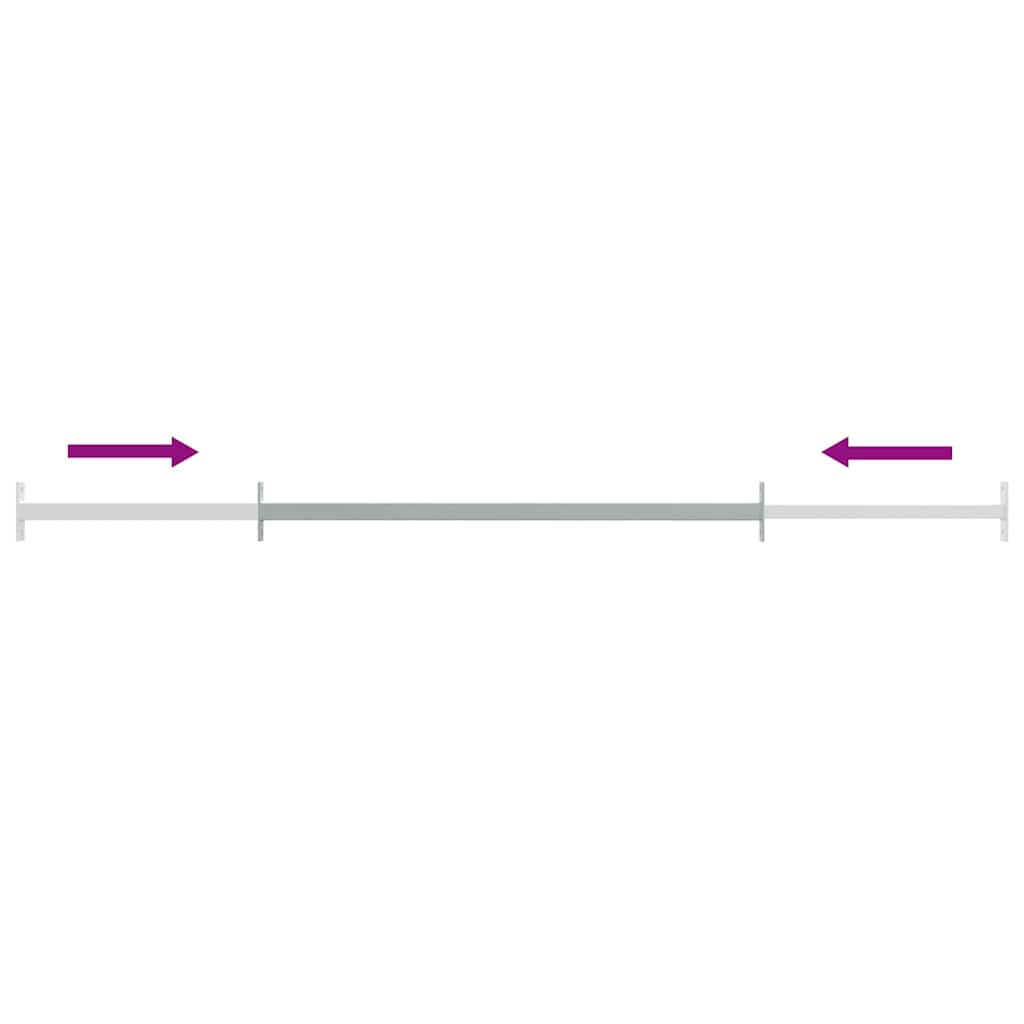 144516 vidaXL Adjustable Security Window Bars 3 pcs 710-1200 mm