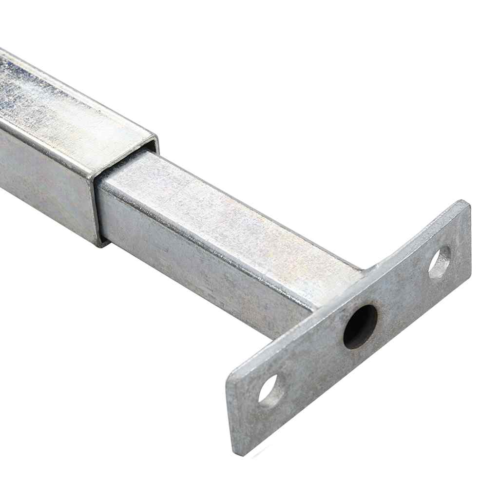 144516 vidaXL Adjustable Security Window Bars 3 pcs 710-1200 mm